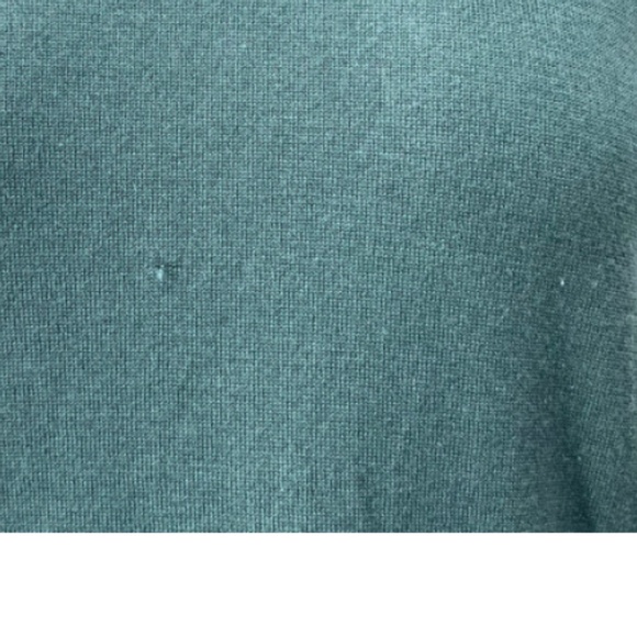 Max Mara Blue Short Sleeve Silk/Cashmere Hi-Low Sweater sz M - Picture 2 of 6